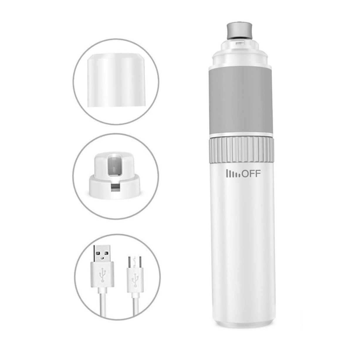 Adjustable USB Rechargeable Electric Pet Nail Grinder P3049