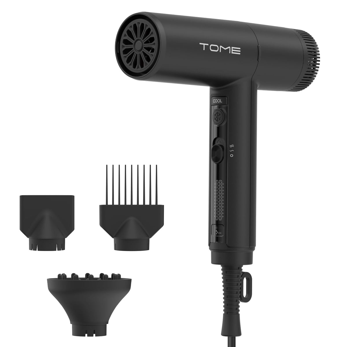 1875W Ionic Hair Dryer with 3 Attachments C658067