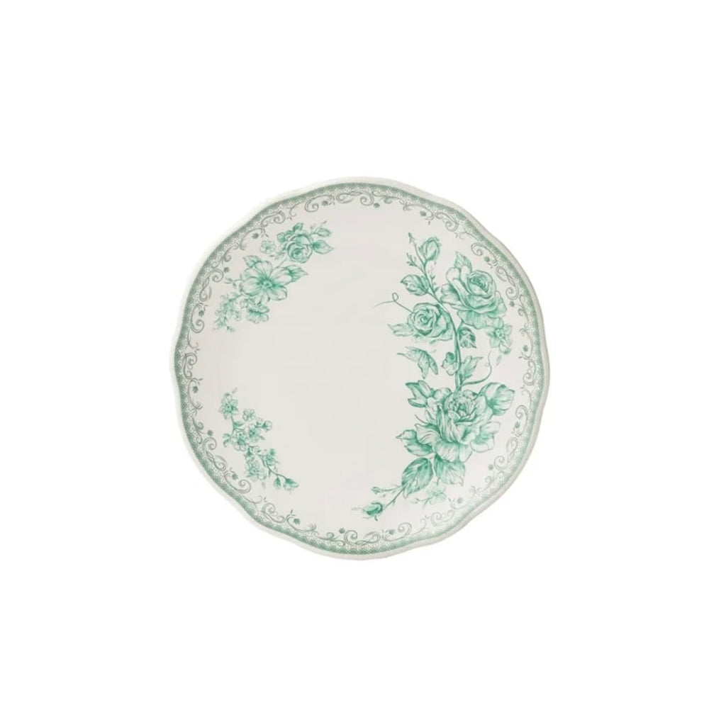 12-Piece Green Stoneware Dinnerware Set N545