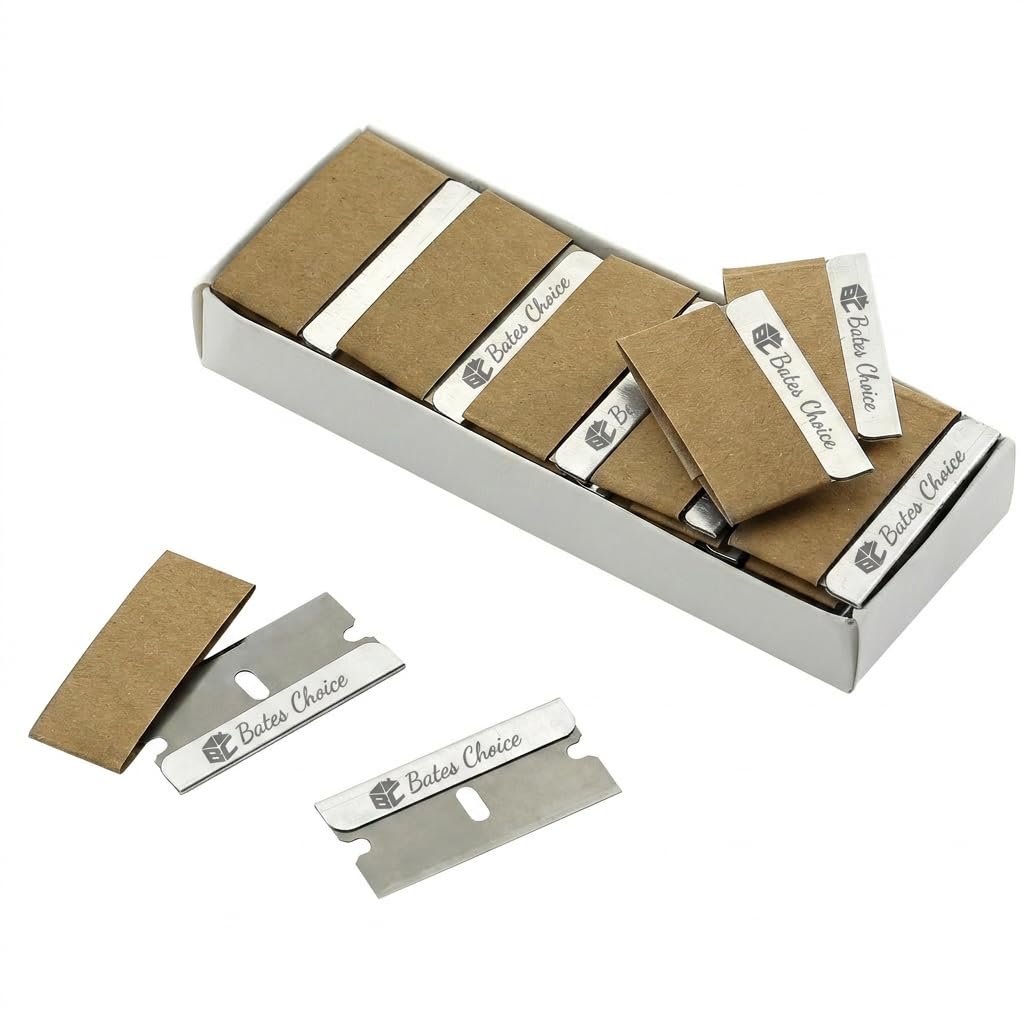50 pcs Carbon Steel Flat Scraper Blades L512