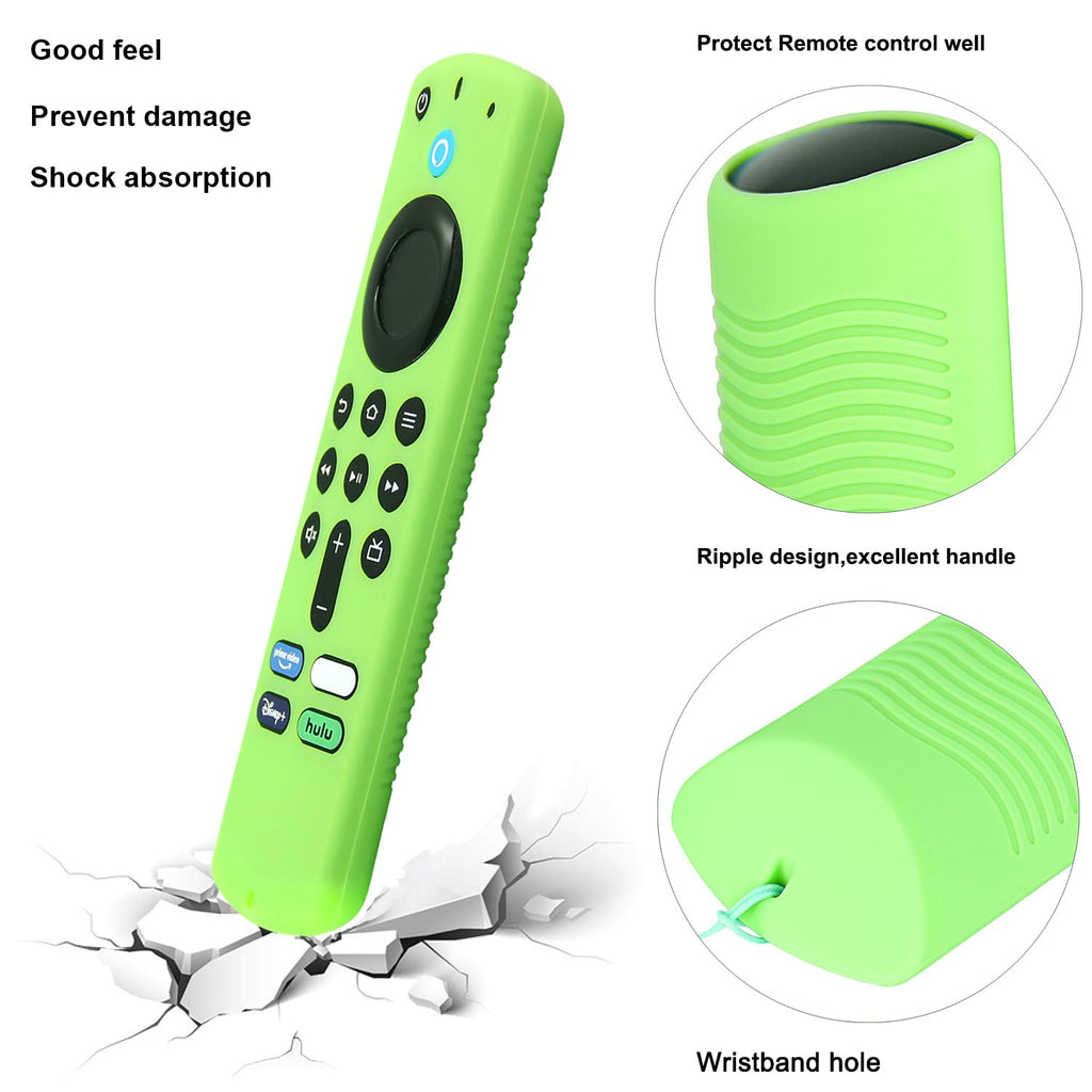 Silicone Remote Covers 3pcs Glow Green Blue Red A376001