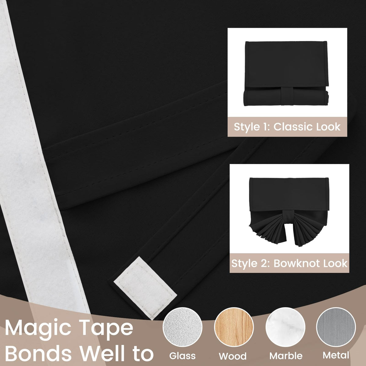 Black Classroom Door Window Cover R416665