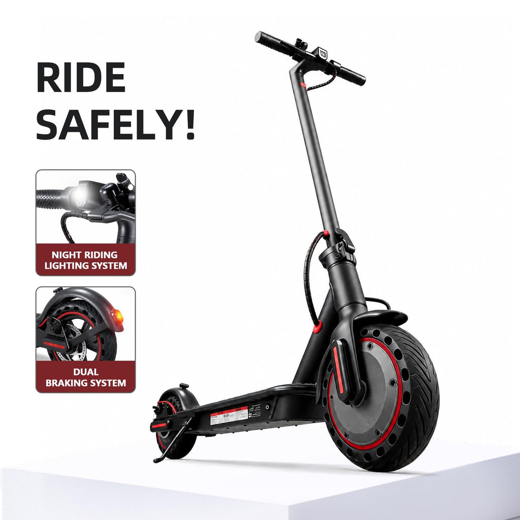 Electric Scooter, 350W/500W, 8.5" Tires, 21 Miles Range, Folding E-Scooter U78277