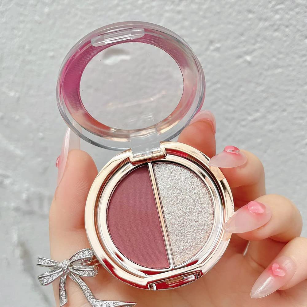 Double Color Matte Shimmer Metal Eye Shadow Powder R490