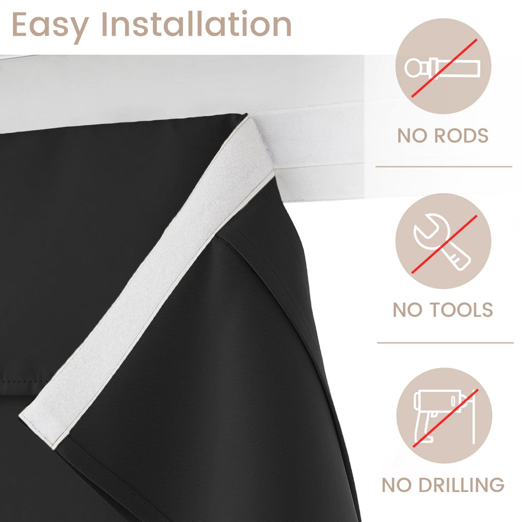 Black Classroom Door Window Cover R416665