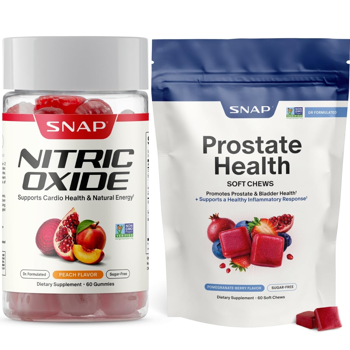 Peach Beets Gummies + Prostate Soft Chews O224