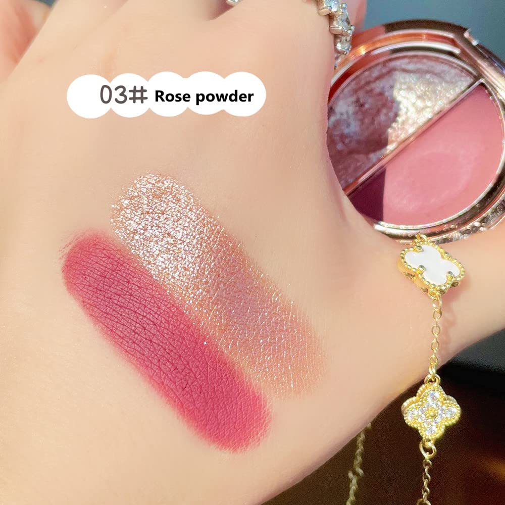 Double Color Matte Shimmer Metal Eye Shadow Powder R490