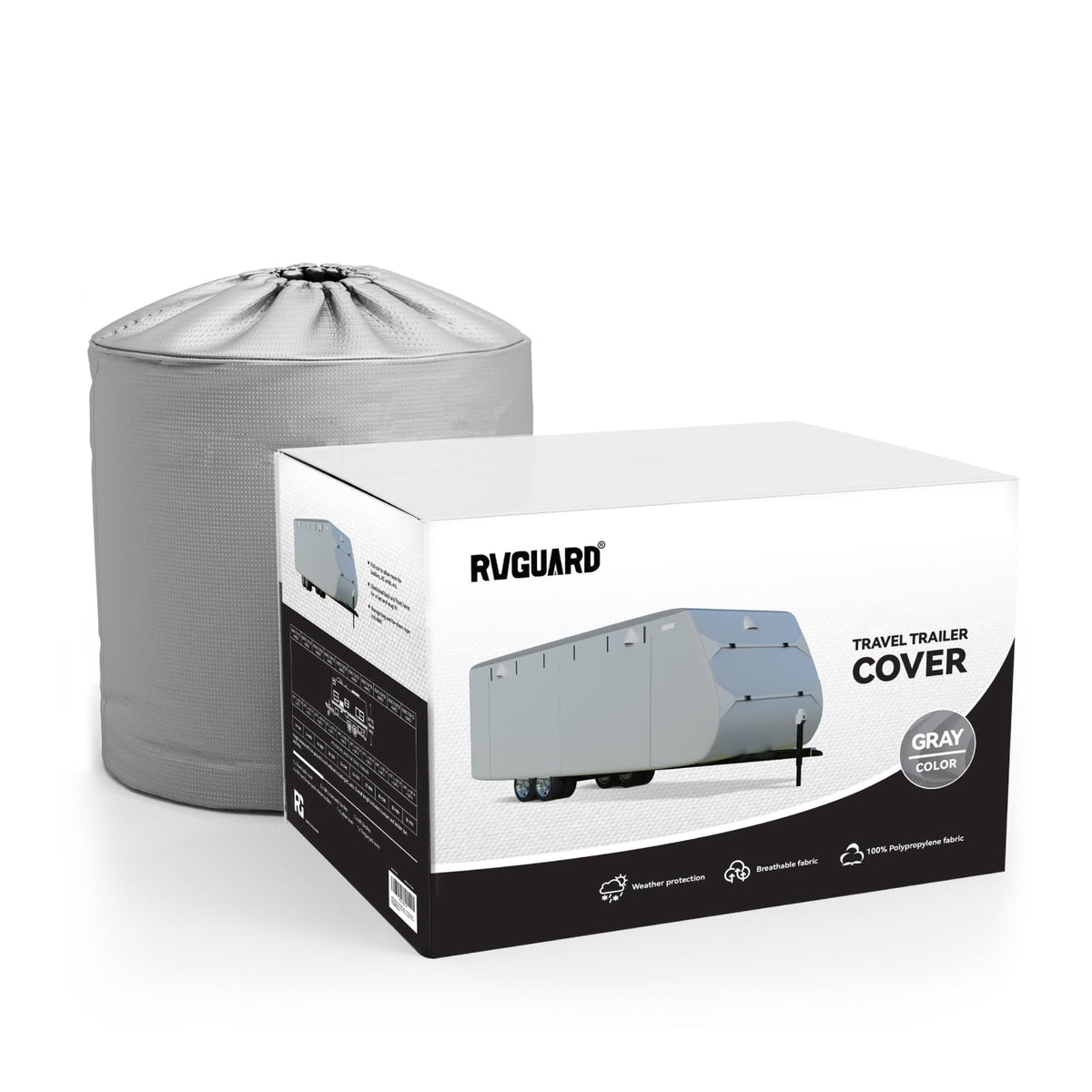 Grey 27'-30' RV Travel Trailer Cover V16134