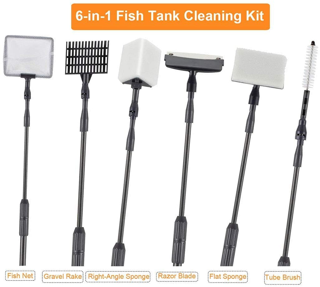 6 in 1 Aquarium Cleaning Tool Kit Q7000