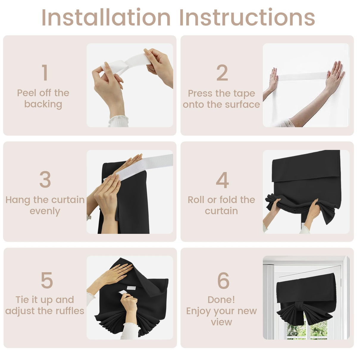 Black Classroom Door Window Cover R416665