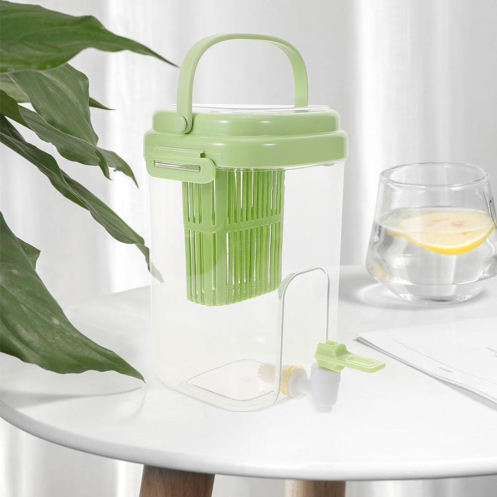 Green 2L Drink Dispenser with Faucet E783
