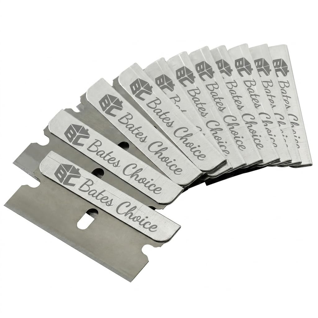 50 pcs Carbon Steel Flat Scraper Blades L512