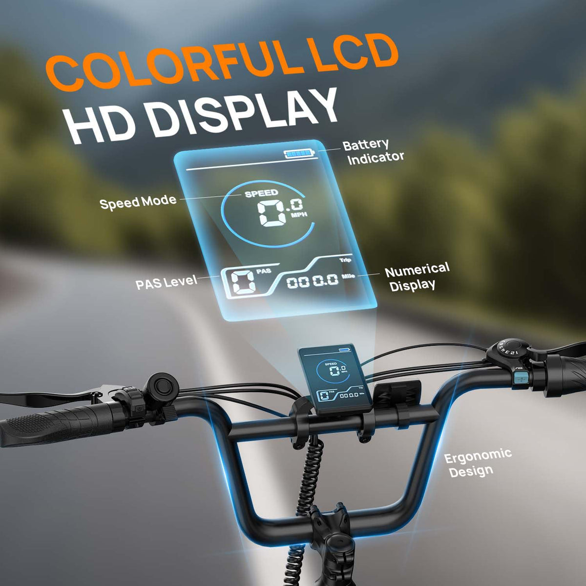 20" Fat Tire Electric Bike with 1000W Motor A69374