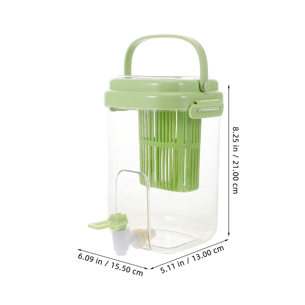Green 2L Drink Dispenser with Faucet E783