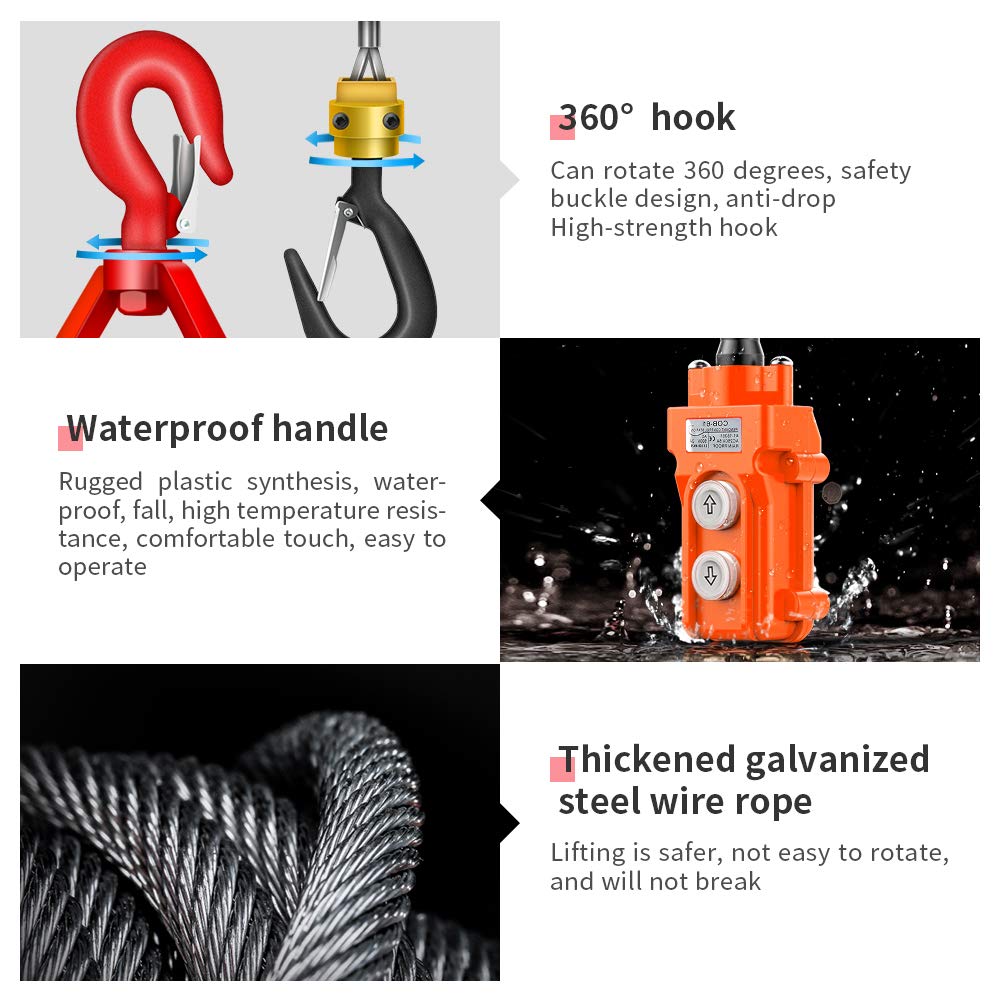 3 in 1 Electric Hoist Winch E810423