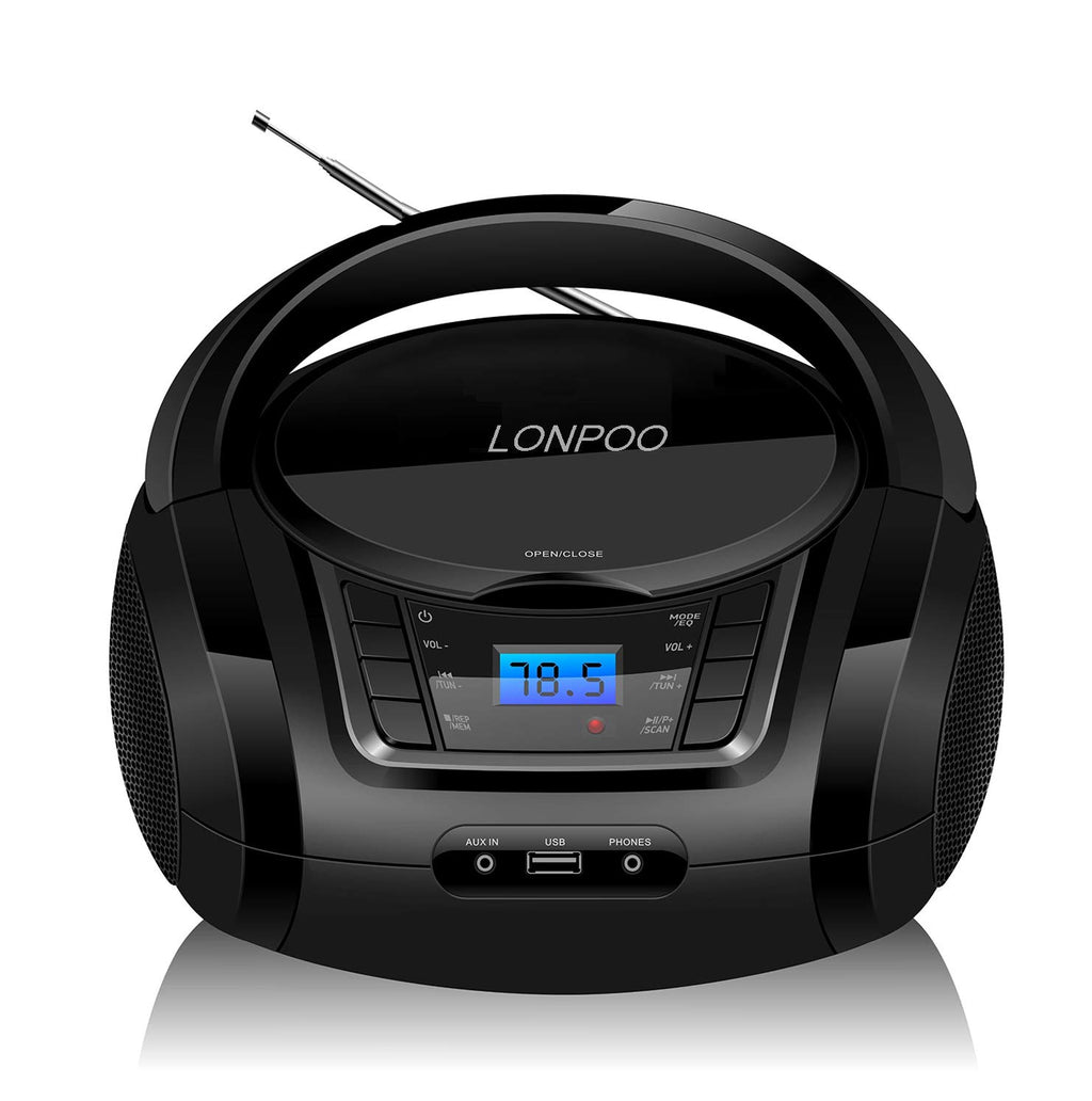 Portable CD Player Boombox with Speakers O62644