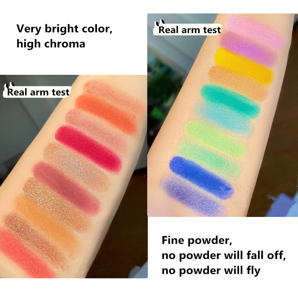 Double Color Matte Shimmer Metal Eye Shadow Powder R490