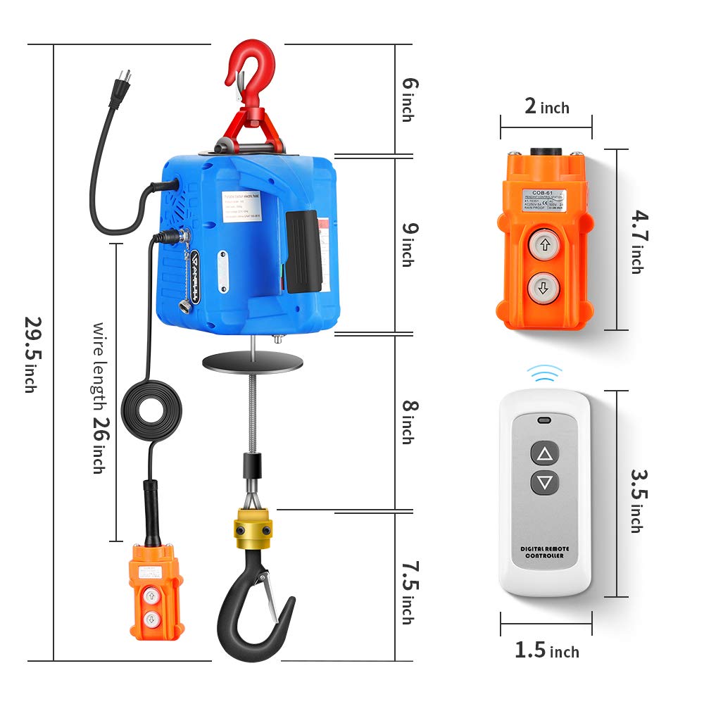 3 in 1 Electric Hoist Winch E810423