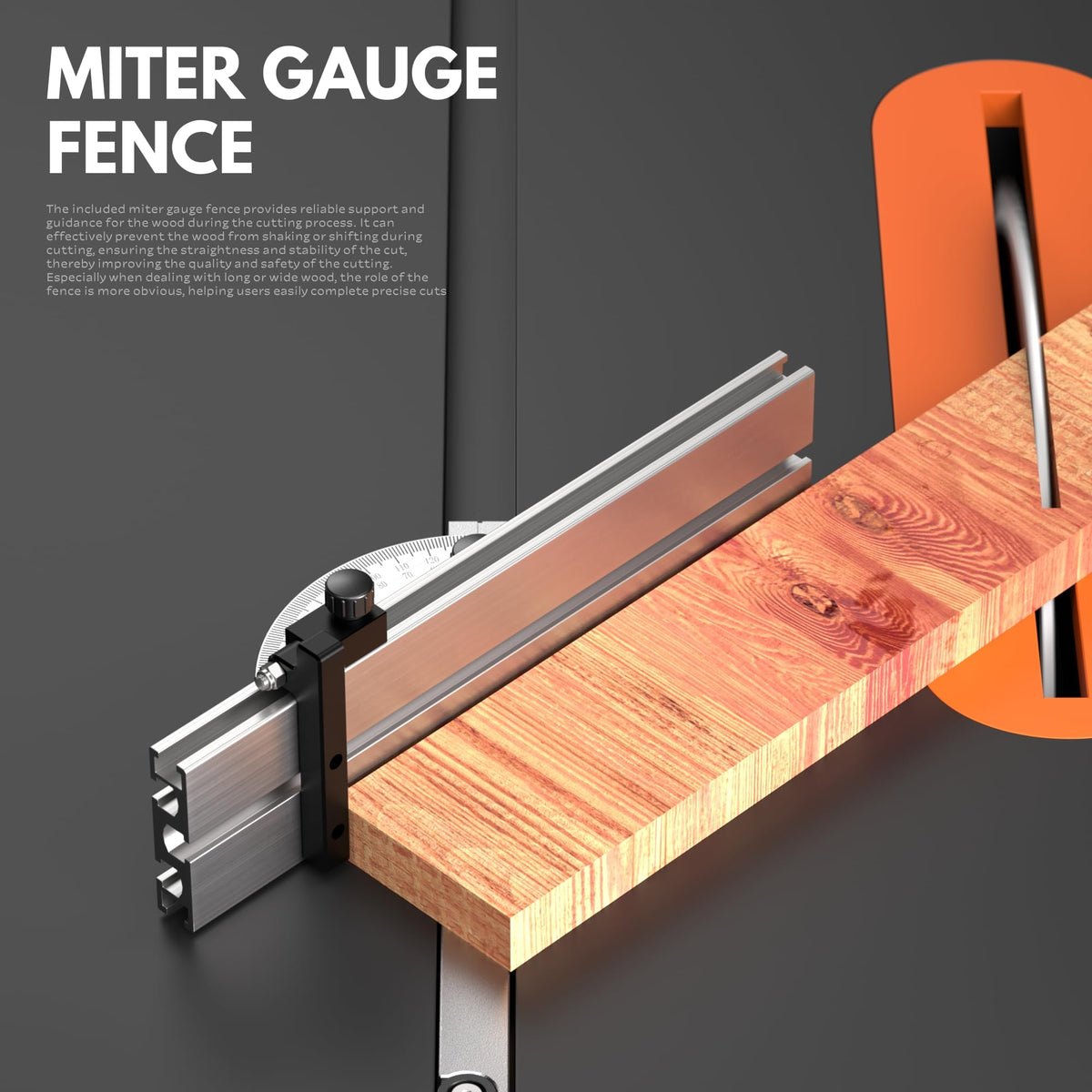 Miter Gauge for Table Saw with Miter Fence S907