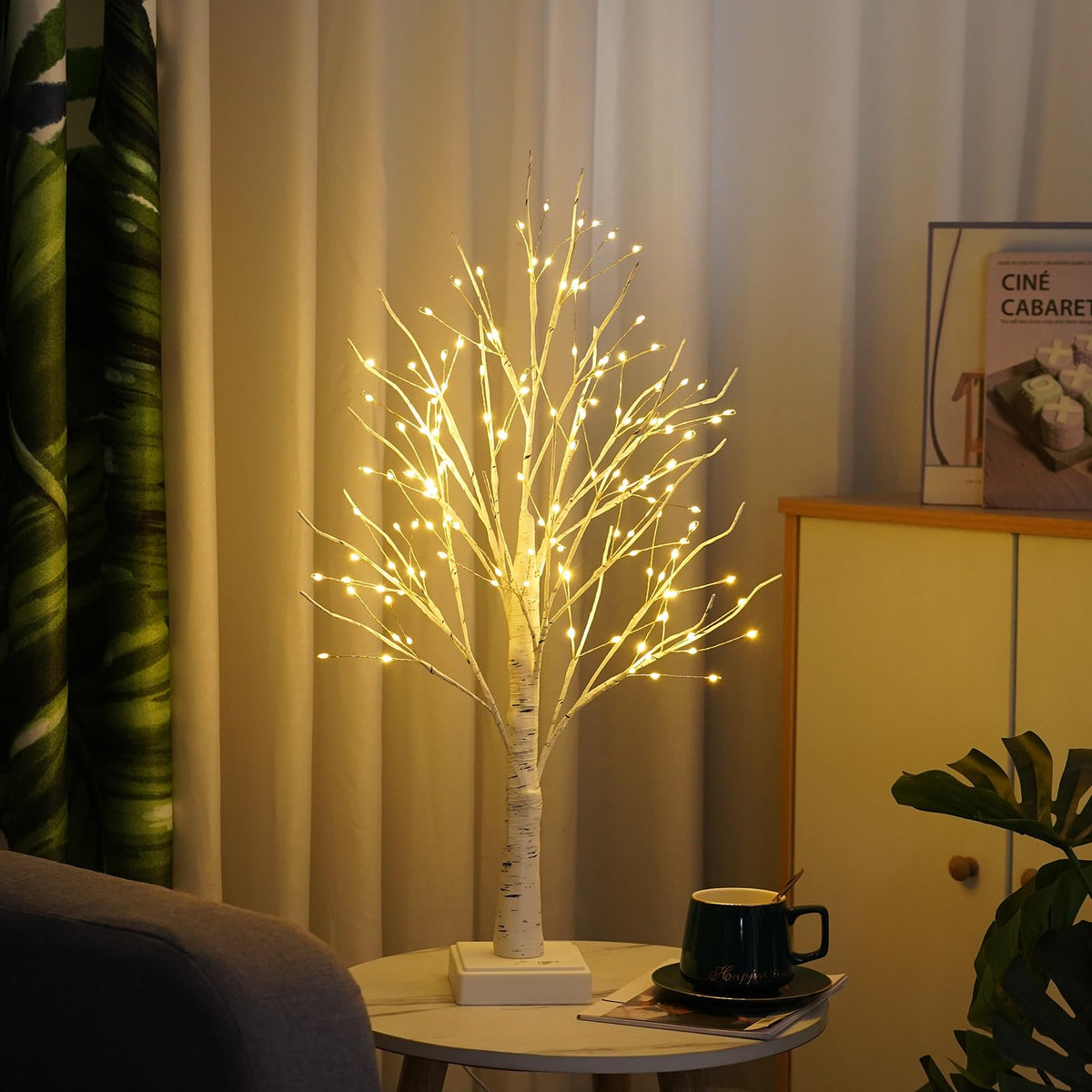 144 LED Birch Tree Lights with Remote Control K922237