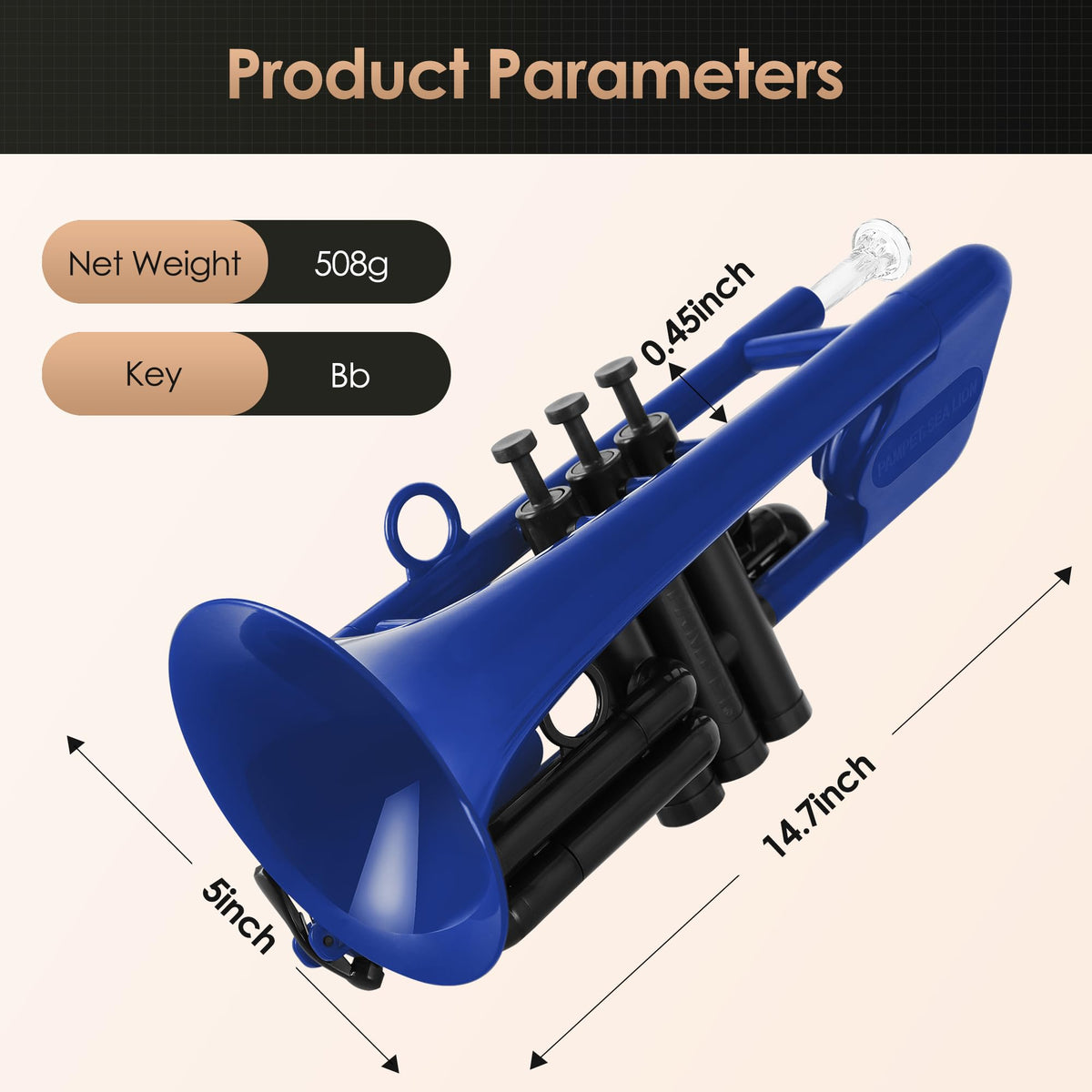 Plastic Bb Trumpet U12788
