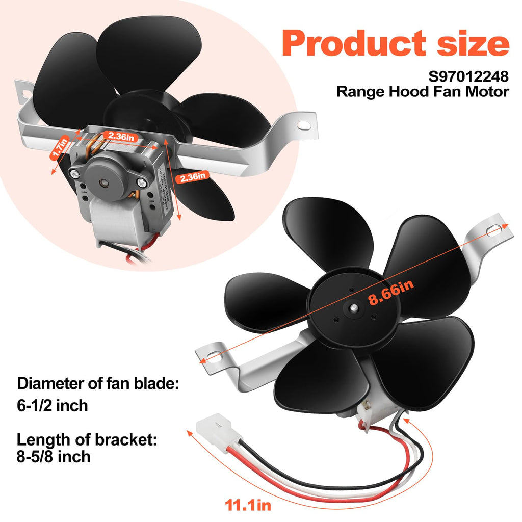 Range Hood Fan Motor K109