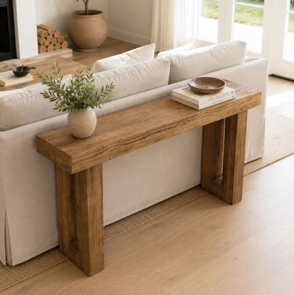 Solid Wood Console Table F710028