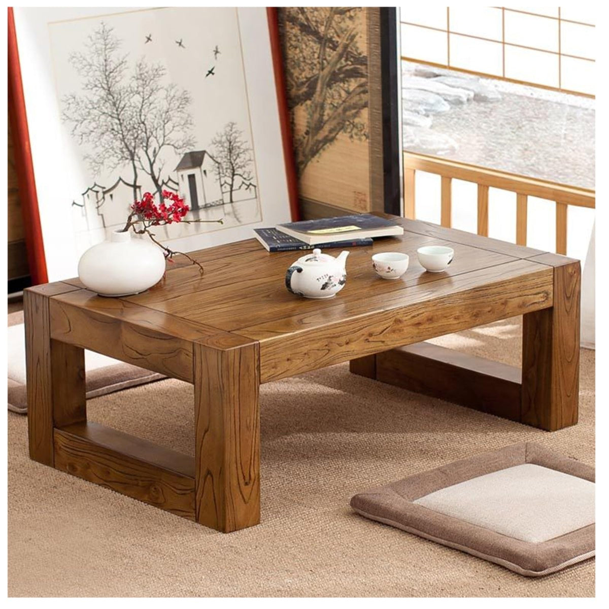 Square Wood Coffee Table M493126