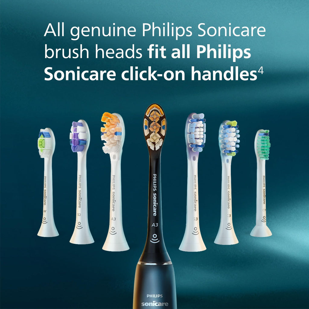 Black 2 Pack Replacement Electric Toothbrush Heads Y2409