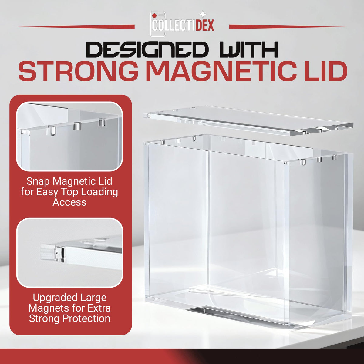 Acrylic Case Protector with Magnet Lid V9618
