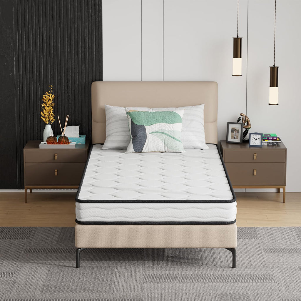 6 Inch Twin Medium Firm Hybrid Mattress T88892