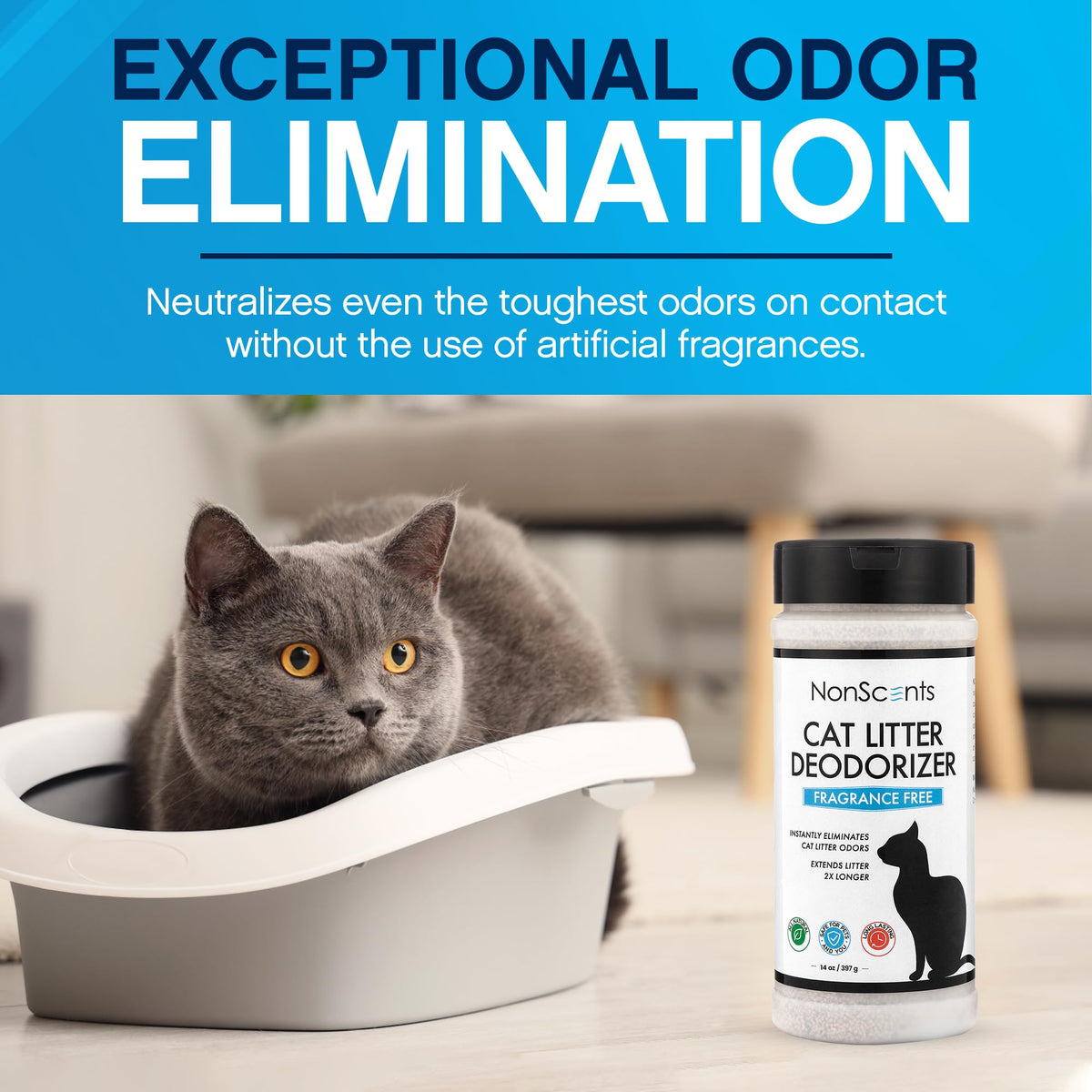 Cat Box Deodorizer 2 Pack Q43781