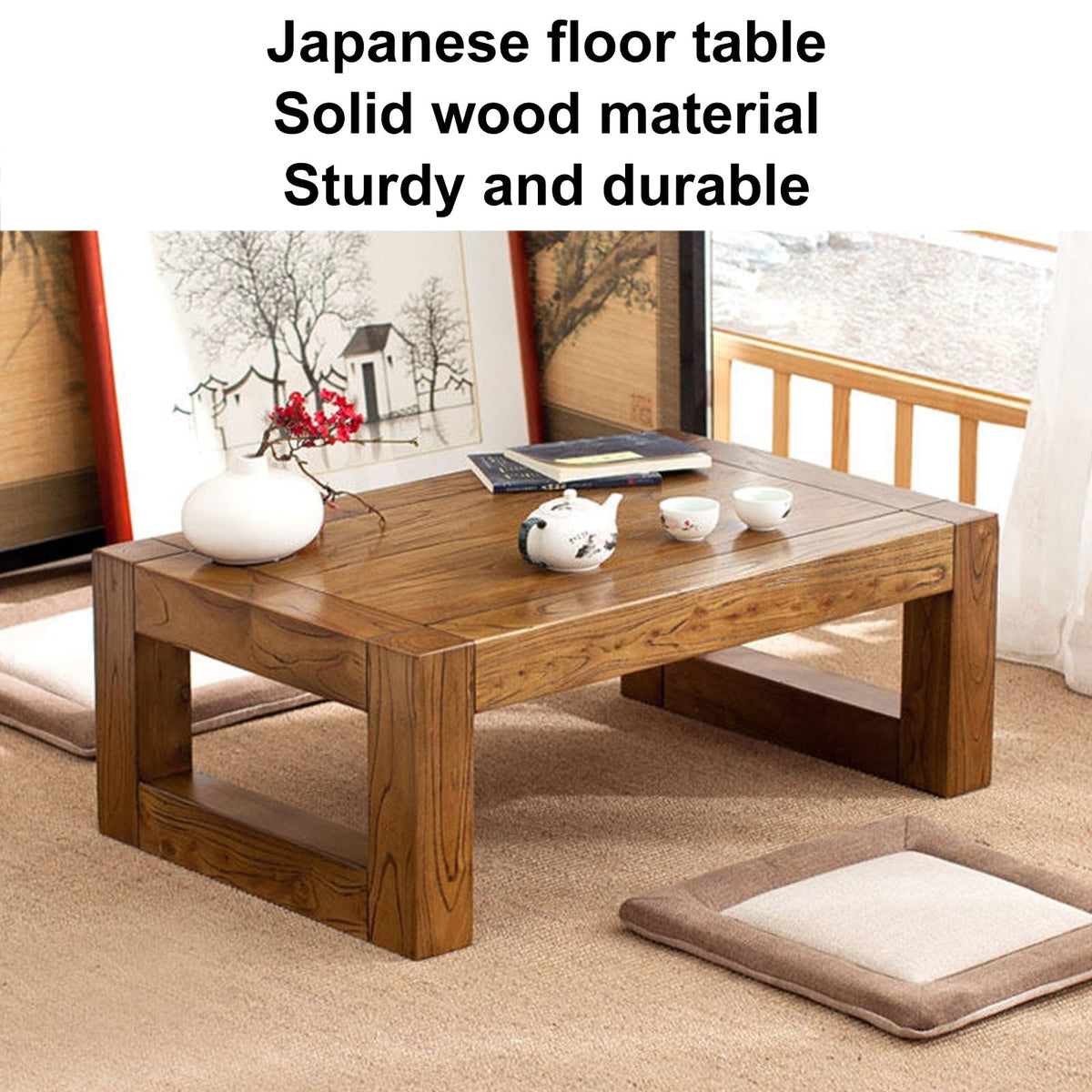 Square Wood Coffee Table M493126