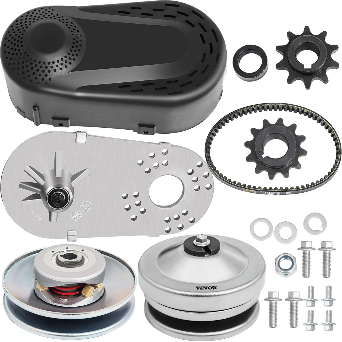 Go Kart Clutch 212CC 30 Series Mini Bike 10T #40 41 Chain and 12T #35 Replacement Set O254976