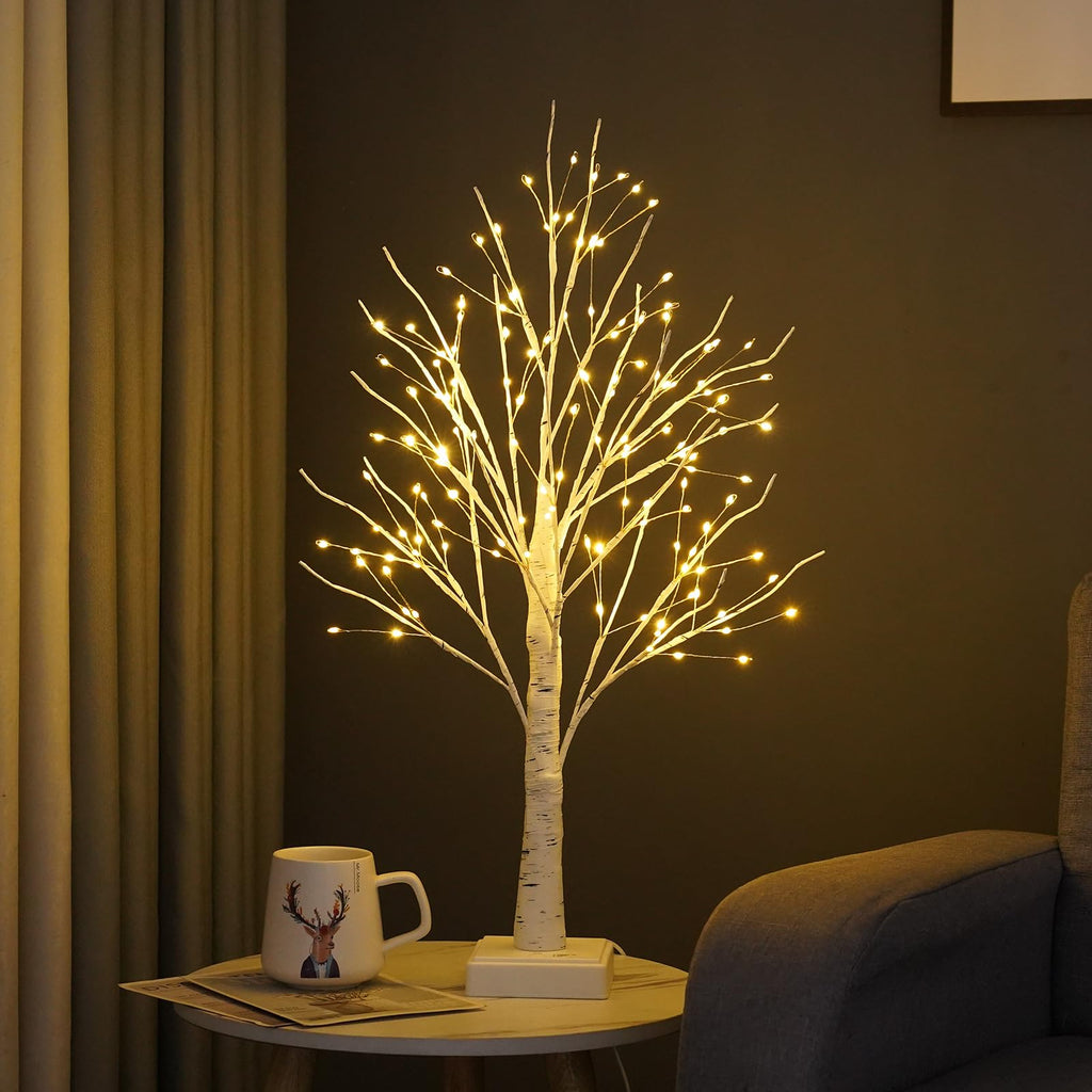 144 LED Birch Tree Lights with Remote Control K922237
