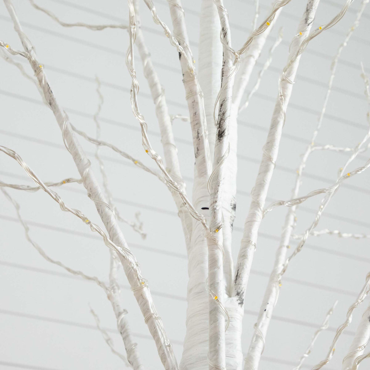 7-FT Pre-lit Artificial White Birch Tree with LED Lights U369