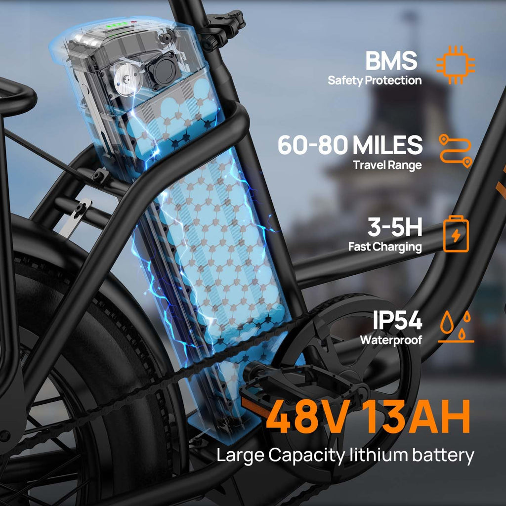 20" Fat Tire Electric Bike with 1000W Motor A69374