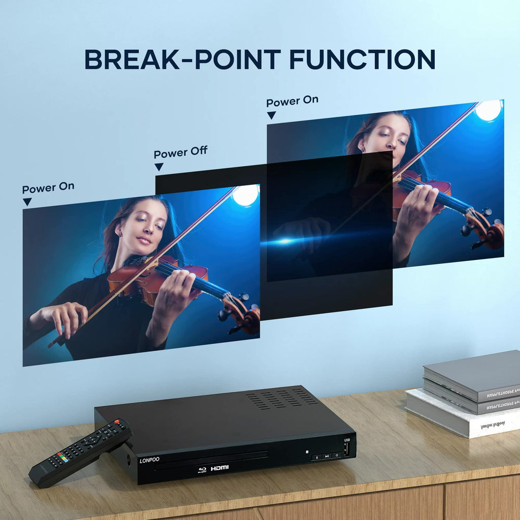Full HD DVD Player HDMI with Dolby Digital TrueHD/DTS A1680