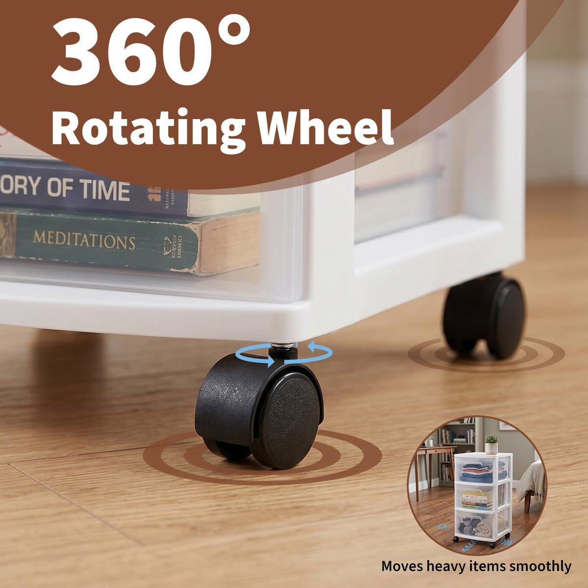 Swivel Caster Wheels 4-Pack Z628461