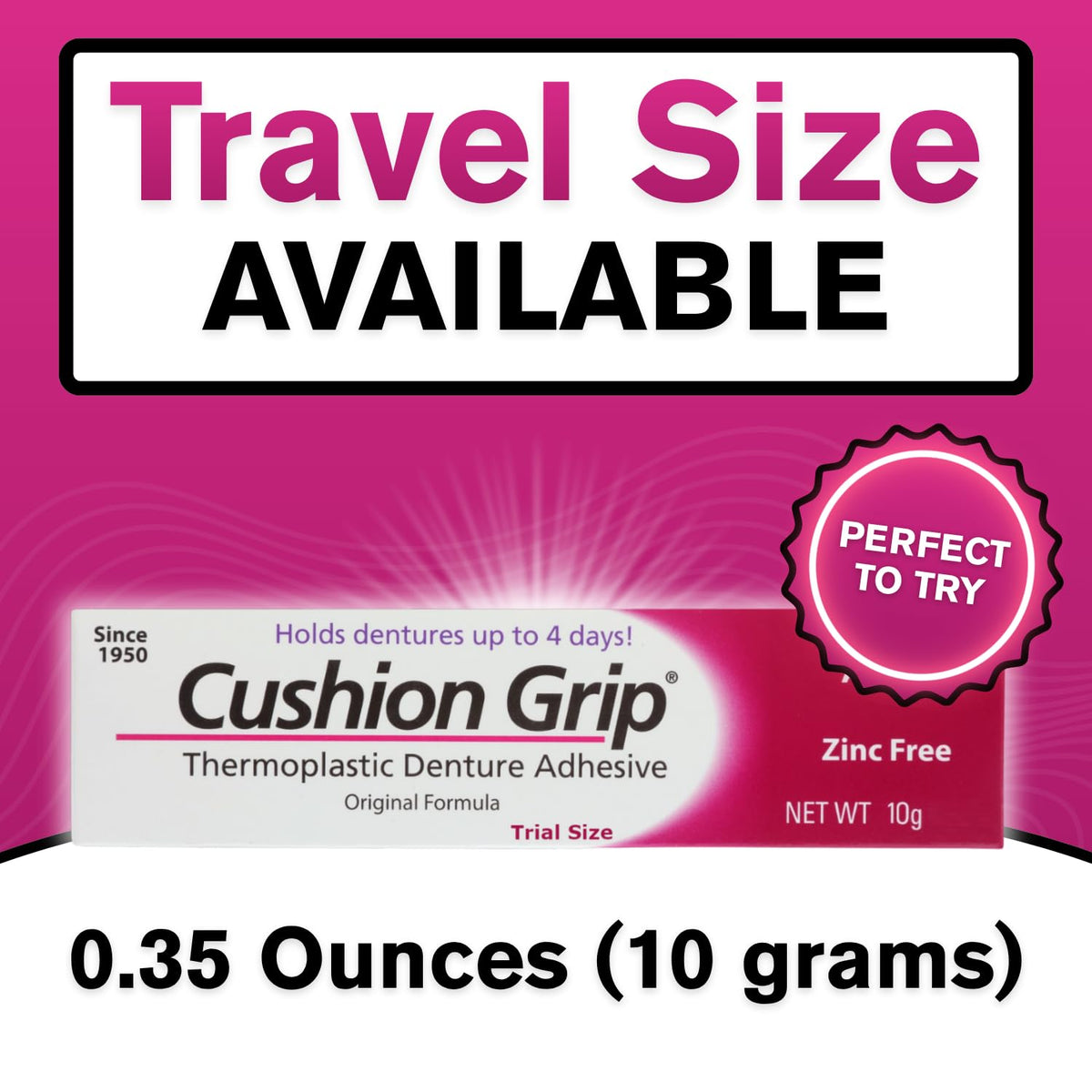 0.35 oz Thermoplastic Denture Adhesive V336608
