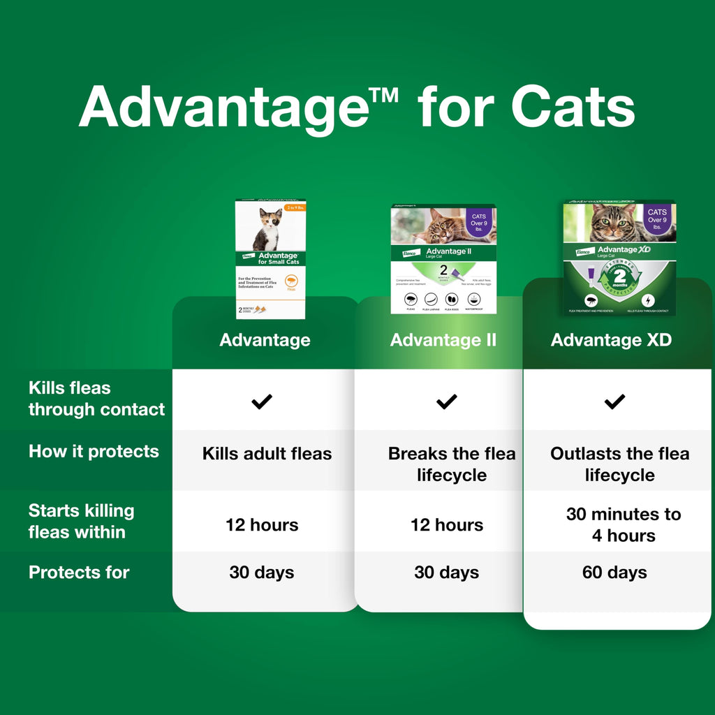 Topical Cat Flea Treatment and Prevention for Small Cats 2-9 lbs I666