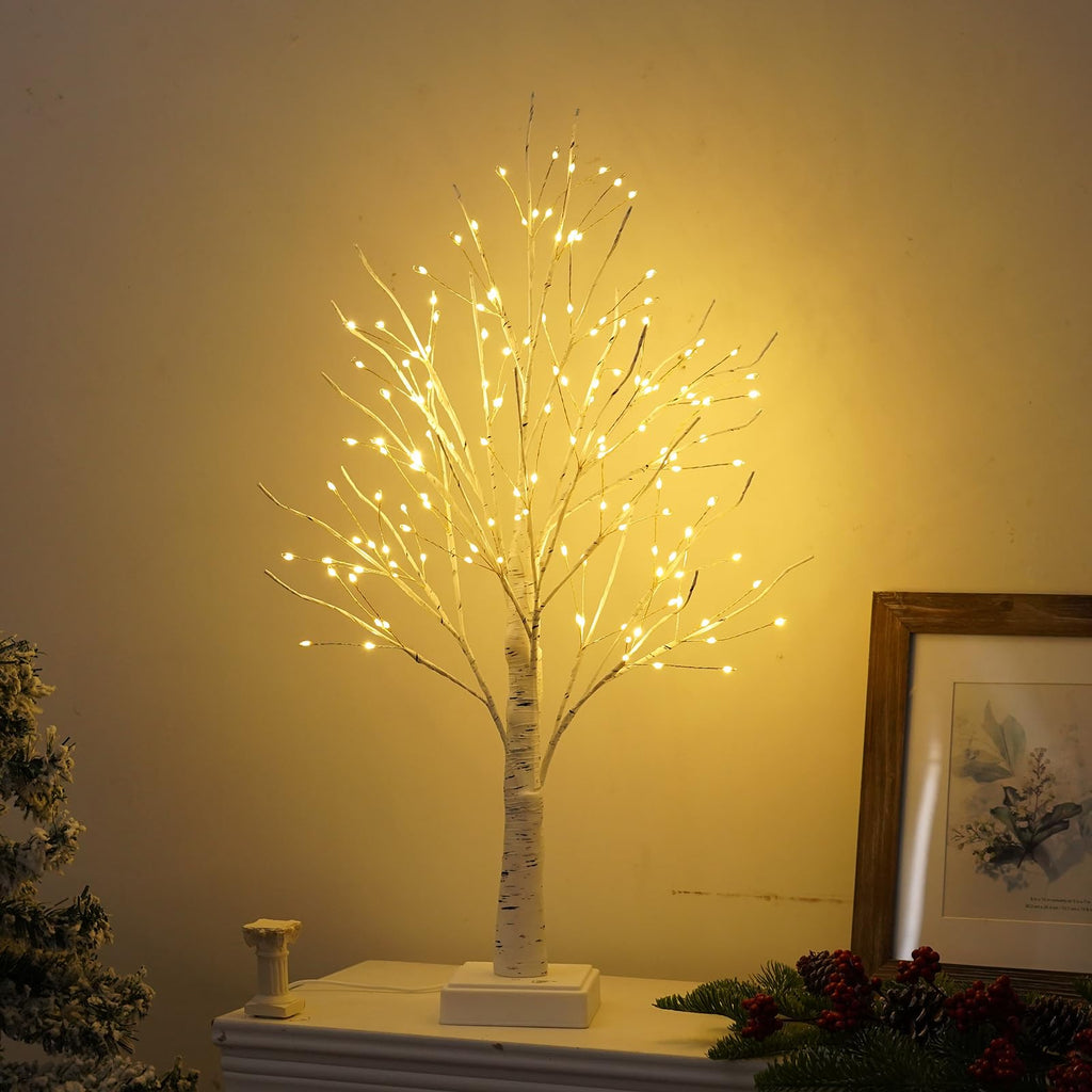 144 LED Birch Tree Lights with Remote Control K922237
