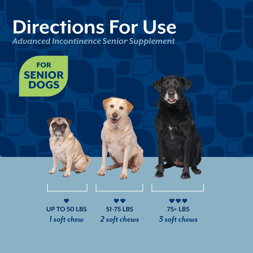 Senior Incontinence Dog Supplement 120 Ct O700674