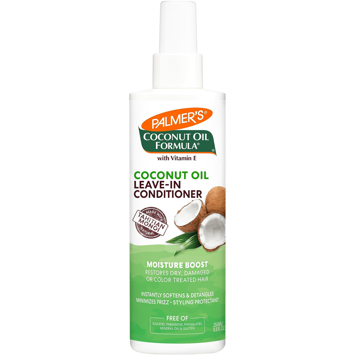 Coconut Oil Leave-In Conditioner Spray 8.5 Oz T9341