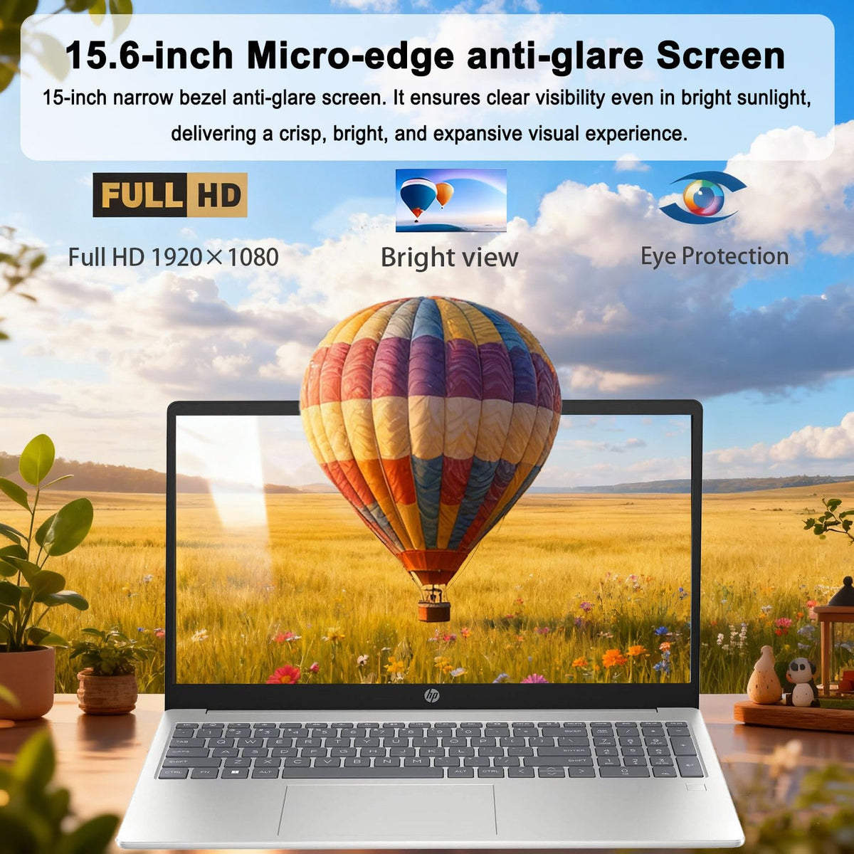 15.6" FHD Laptop with Fingerprint Reader, Intel Core i3, 8GB RAM, 256GB SSD G56498