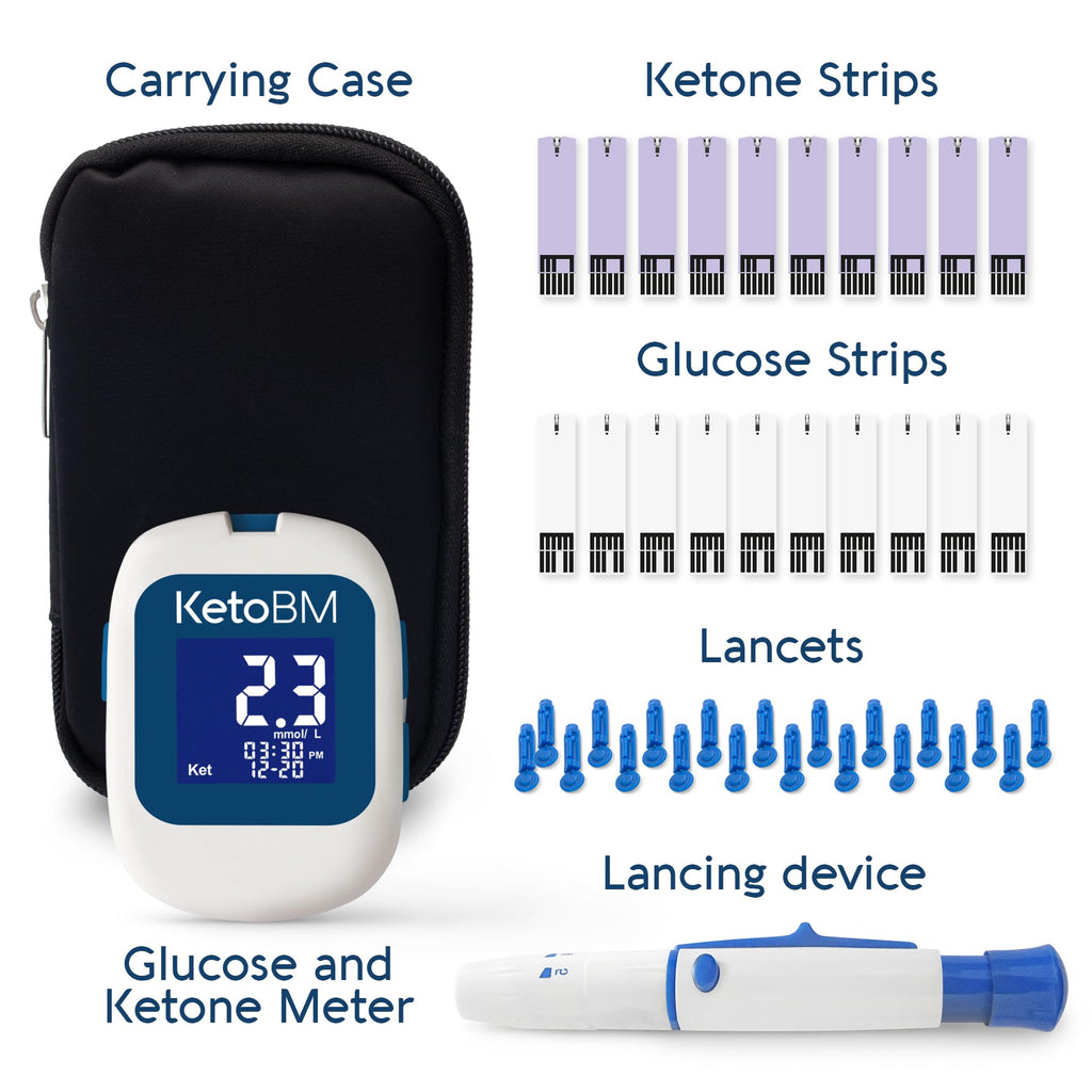 Blood Glucose & Ketone Monitoring System Starter Kit C63683