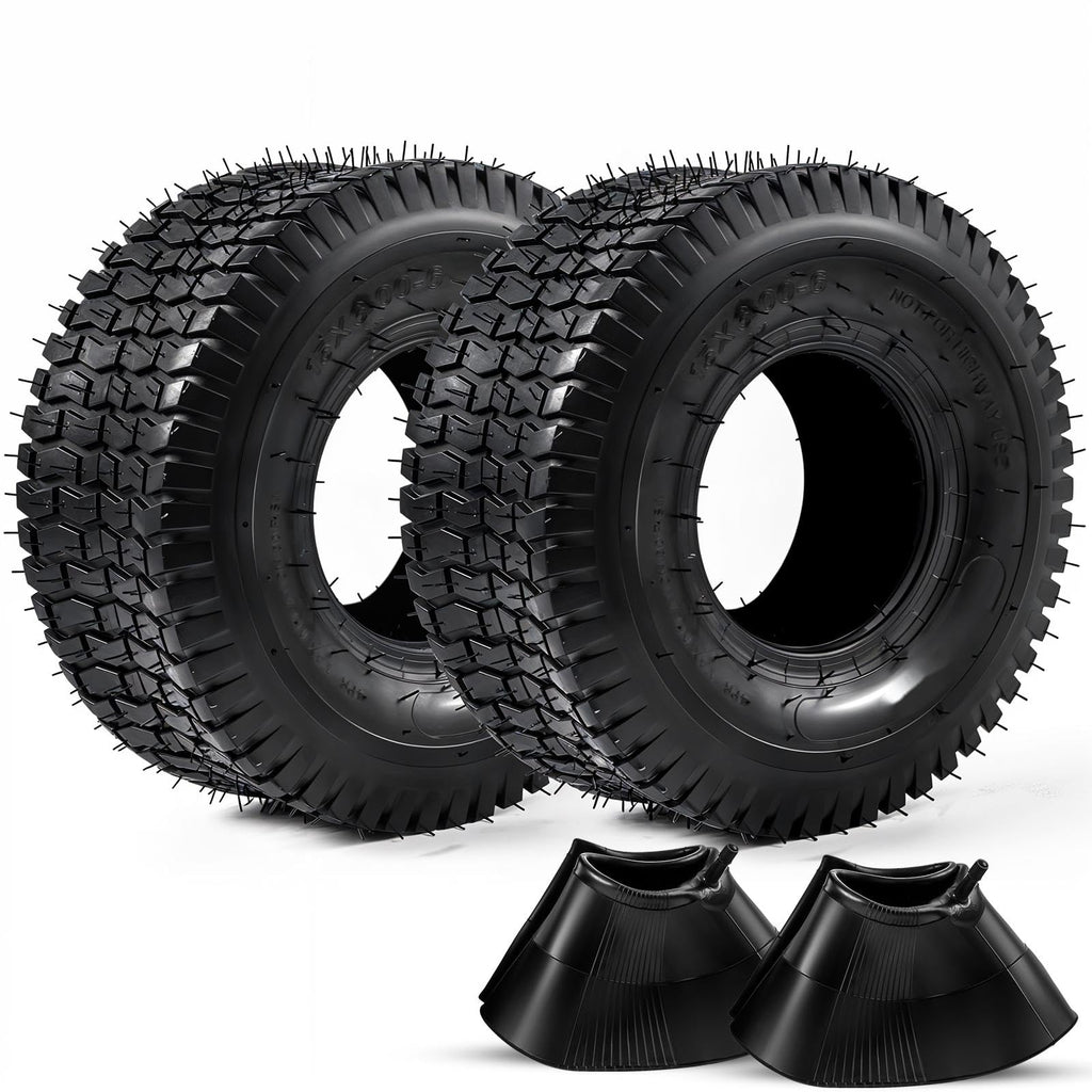 15x6.00-6 Lawn Mower Tire and Inner Tube 2PCS L243