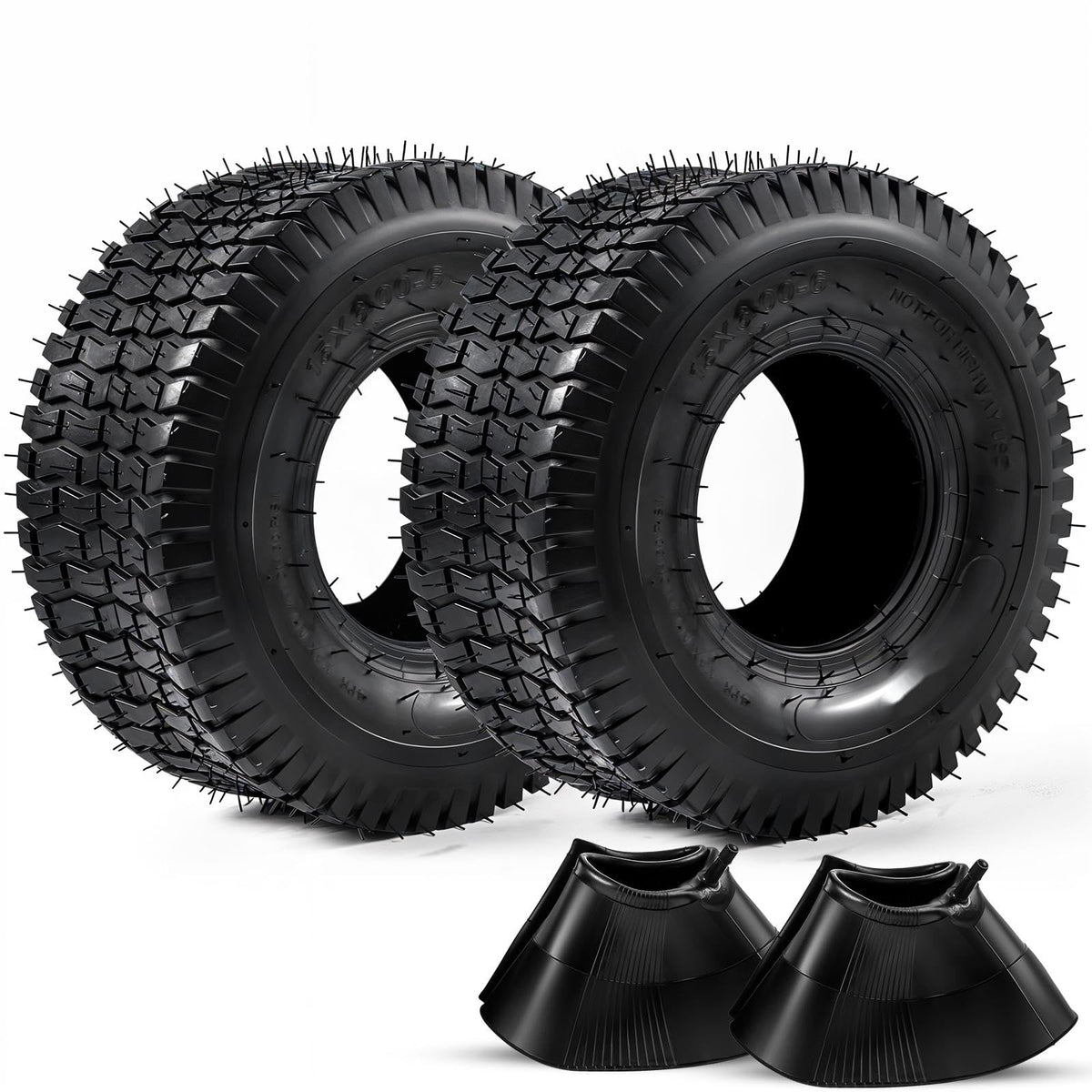 15x6.00-6 Lawn Mower Tire and Inner Tube 2PCS L243