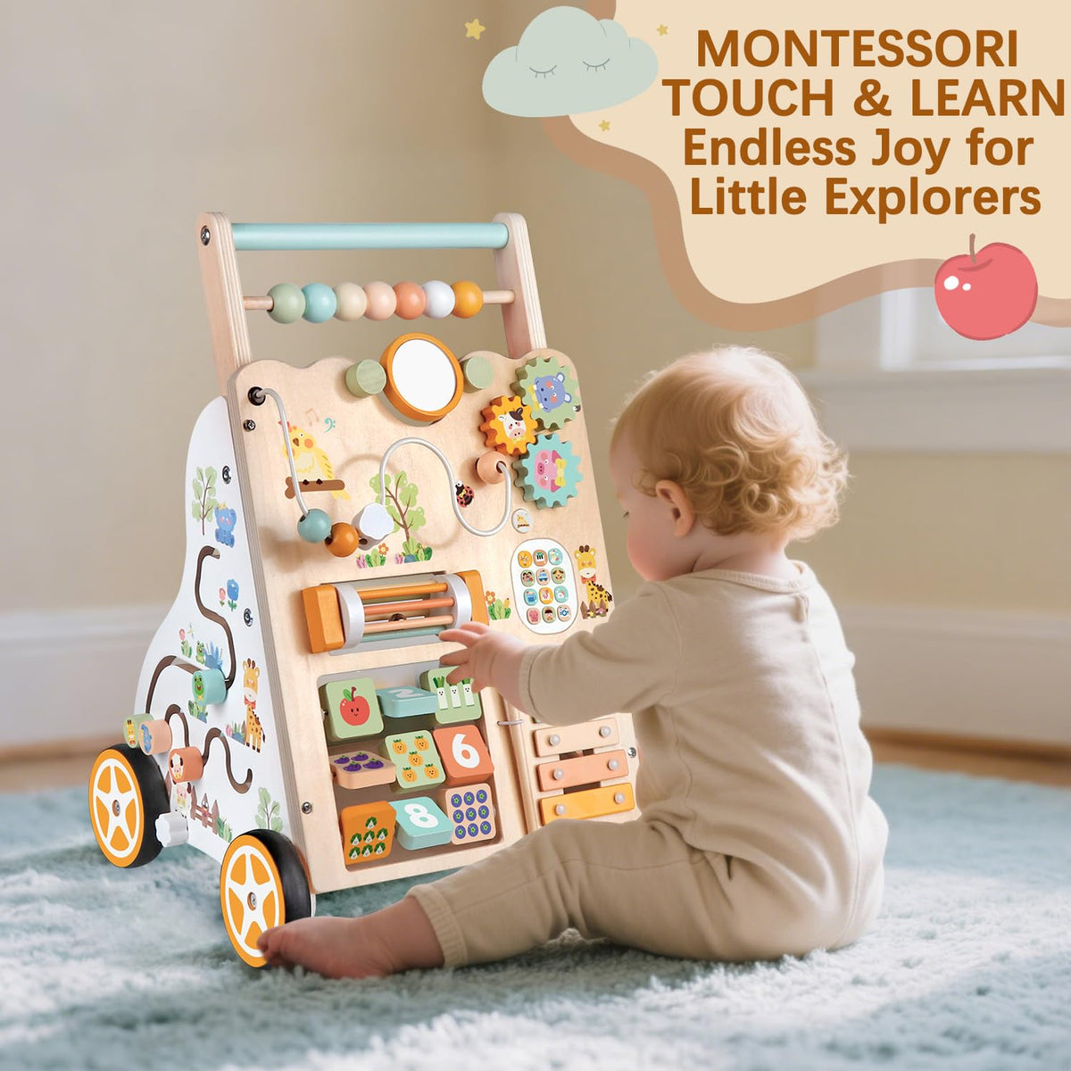 Wooden Baby Walker L498027