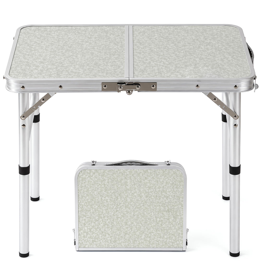 Adjustable Height Small Folding Camp Table T833